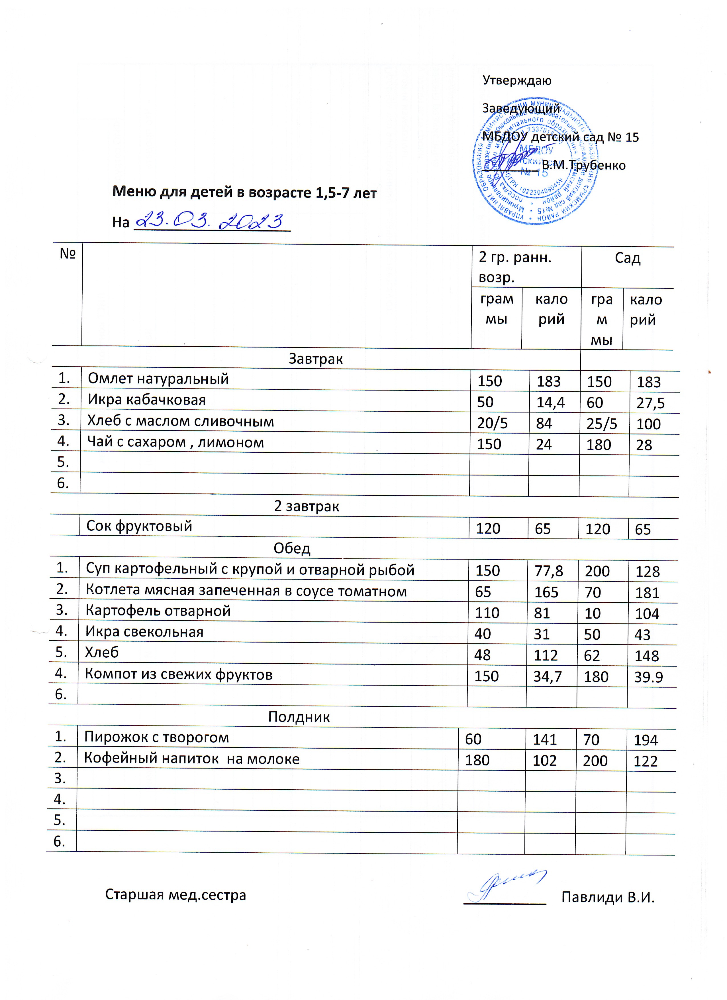 menu na 23.03.2023